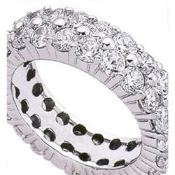 WEDDING BAND ring white gold eternity Diamonds #1799686