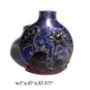 Image 1 : Blue Base Red KoiFish Peking Glass Snuff Bottle#1799762