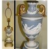 Image 1 : Wedgewood Style Aligorical Porclain Vase Lamp #1799905