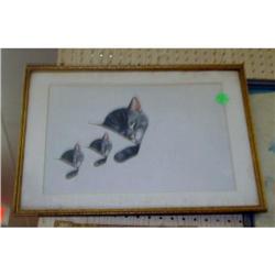 Chessie Railroad Cat Print #1800012