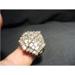 Over 5CT Diamond Ring Set In 14KT Gold #1821046