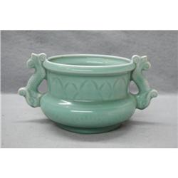 Chinese  Celadon  Porcelain  Censer  #1821050