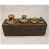 Image 1 : Set of Victorian Brass Weights. #1821198