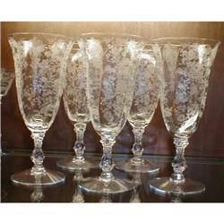 ROSE Point ICED Tea Glasses (5) - Stem 3121 #1821344