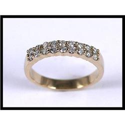 14K Yellow Gold Diamond Ring #1821388