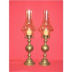 Pair of nice antique Brass Candlesticks(center #1821409