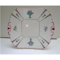 Shelley China Vase of Flowers Cakeplate Cake #1821426
