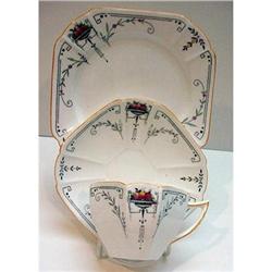 Shelley Queen Anne Bowl of Fruit Trio #1821456