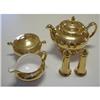 Image 1 : EGGSHELL NAUTILUS GOLD TEA SET~5 PIECE #1821641