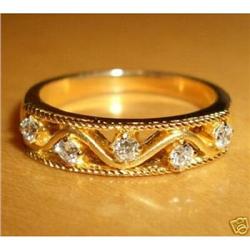 20KT Gold Diamond Wedding/Anniversary Ring #1821790