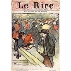 Original Steinlen Lithograph, Au Moulin De La #1821813