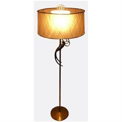 Decorative Antique Floor Lamp: Bird Design #1821881