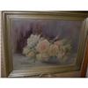 Image 1 : Oil Painting of Bowl of Roses by Raida  #1821910