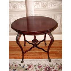 French Table Bronze Ormolu Mahogany C.1865 #1831848