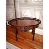 Image 1 : Walnut Coffee Table Louis XVI With Tray C.1920 #1831849