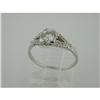 Image 1 : Retro 0.51ct Diamond & Diamonds 18k Ring #1832091