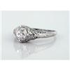 Image 1 : 1.01ct OMC Diamond & Diamonds in Platinum Ring #1832095