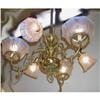 Image 1 : Transitional Gas/Electric Chandelier #1832190