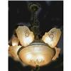 Image 1 : Art Deco Slip-in Chandelier #1832199