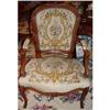Image 1 : Pair of French Style Needlepoint Armchairs #1832263