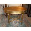 Image 1 : Deco Gold gilded Oval Table #1832402