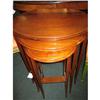 Image 1 : MAHOGANY NEST OF THREE TABLES #1832515