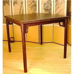 Chinese Antique Dining and Game Table of Elm #1832596