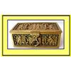 Image 1 : CHERUBS GILT BRONZE JEWELRY BOX CASKET 19C #1832798