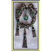 Image 1 : ANTIQUE EMERALD & DIAMOND PENDANT / BROOCH  #1832801