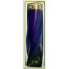 Image 1 : LOETZ BLUE PURPLE IRIDESCENT TWISTD GLASS VASE #1832803