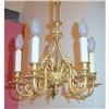 Image 1 : BRONZE GOTHIC STYLE CHANDELIER 5L #1844076
