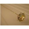 Image 1 : Hairpin  Vintage  Silver  Gilt  and  Enamel #1844112