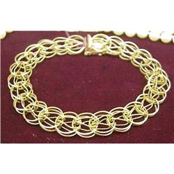 1940 Gold Link Bracelet  #1844157