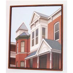 Oil on Canvas Painting  Brick Victorian  Sue #1844266