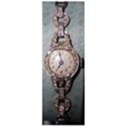 900% Platinum & diamond Zimet lady's wristwatch#1844280