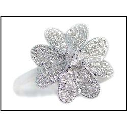 FLOWER RING WITH 102 DIAMONDS(was $650) #1844323