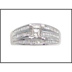 18K RING MOUNTING WITH 76 BAGUETTES(was $1200) #1844327