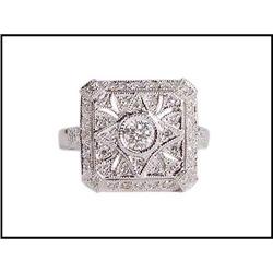 ART DECO REVIVAL DIAMOND RING (WAS $1850.00) #1844338