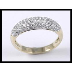 18K Yellow Gold Diamond Ring #1844339
