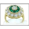 Image 1 : Sensational 18K Yellow Gold Emerald and Diamond#1844344
