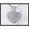 Image 1 : 93 DIAMOND HEART PENDANT WAS $1500 #1844347