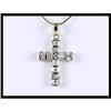 Image 1 : Splendid 18K Yellow Gold Diamond Cross Pendant #1844354