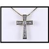 Image 1 : Lovely 18K Yellow Gold Diamond Cross Pendant #1844359
