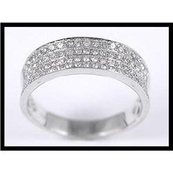 18K White Gold Diamond Ring #1844385