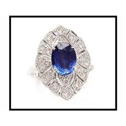 Vintage Sapphire Diamond Ring(was $1375) #1844400