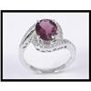 Image 1 : 18k Pink Tourmaline Diamond Ring #1844401