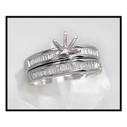 ENGAGEMENT WEDDING RING MOUNTINGS BAGUETTE #1844407