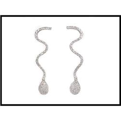 FRENCH DESIGNERS 248 DIAMONDS EARRINGS(was #1844435