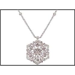 SNOWFLAKE DIAMOND NECKLACE WAS $1500.00 #1844451