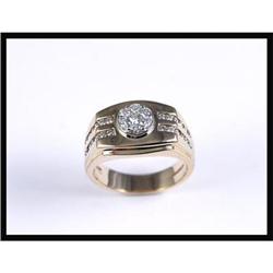 14K Yellow Gold Diamond Ring #1844474